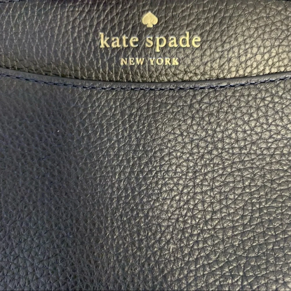 NWOT Kate Spade Black Pebbled Leather Adjustable Crossbody Bag - Picture 3 of 9